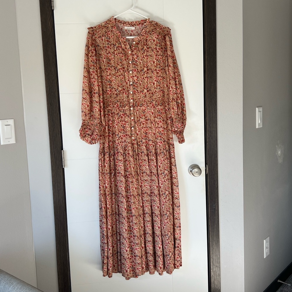 Doên Floral Pink Maxi Dress